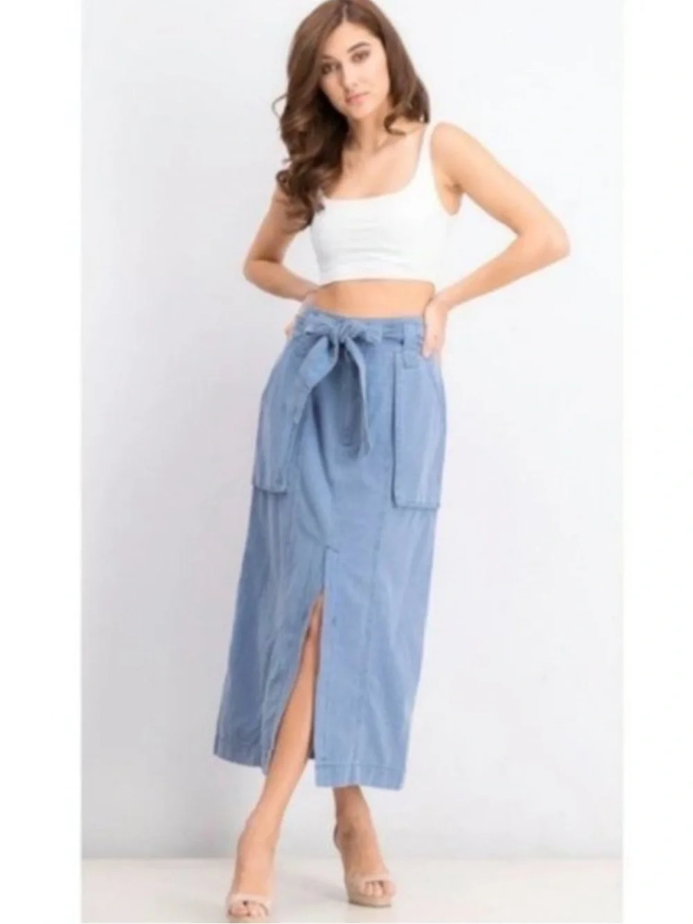Free People CATCHING FEELINGS SKIRT SIZE 2 - Picture 8 of 16